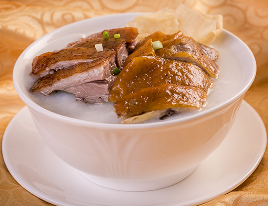 chicken duck congee
